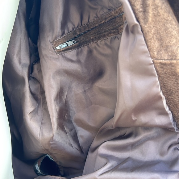 Men’s FLAVOR suede bomber size: medium - Picture 5 of 7